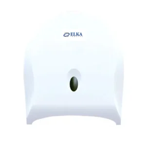 ELKA White Jumbo Toilet Roll Dispenser