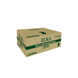 ELKA 240L Clear Heavy Duty Garbage Bags