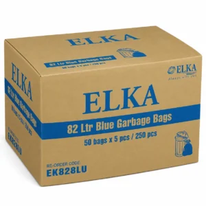 ELKA 82L Blue Heavy Duty Garbage Bags
